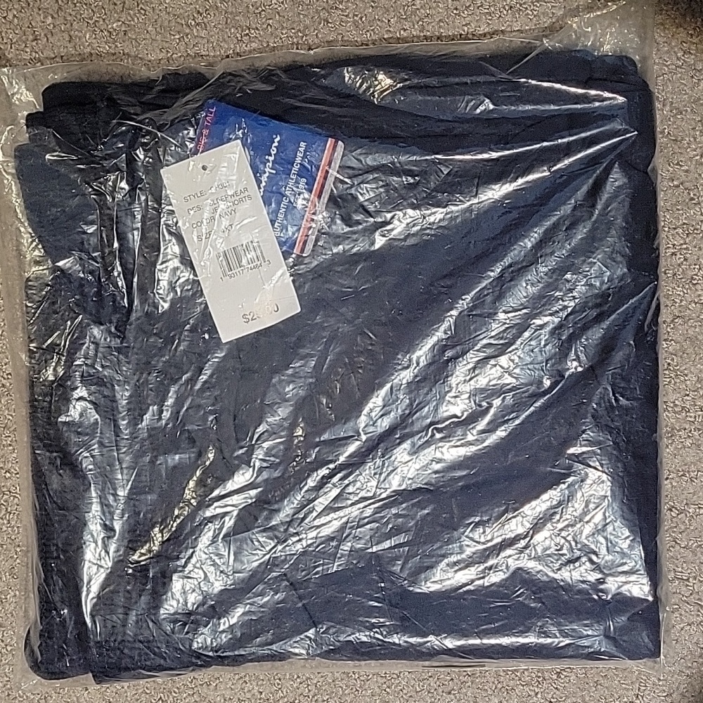 Champion sleepware jer shorts navy 4xt new